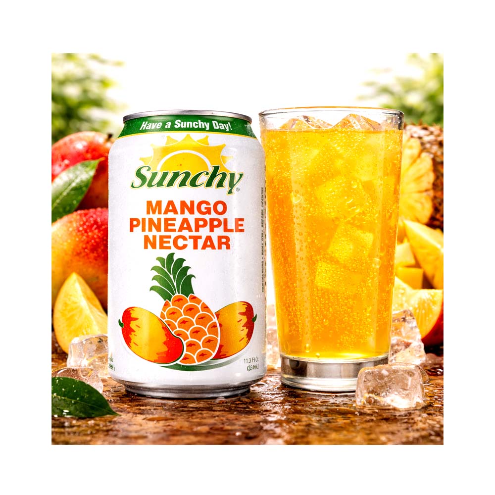 Pack de 12uds de Néctar de Mango & Piña Sunchy (12x334ml)