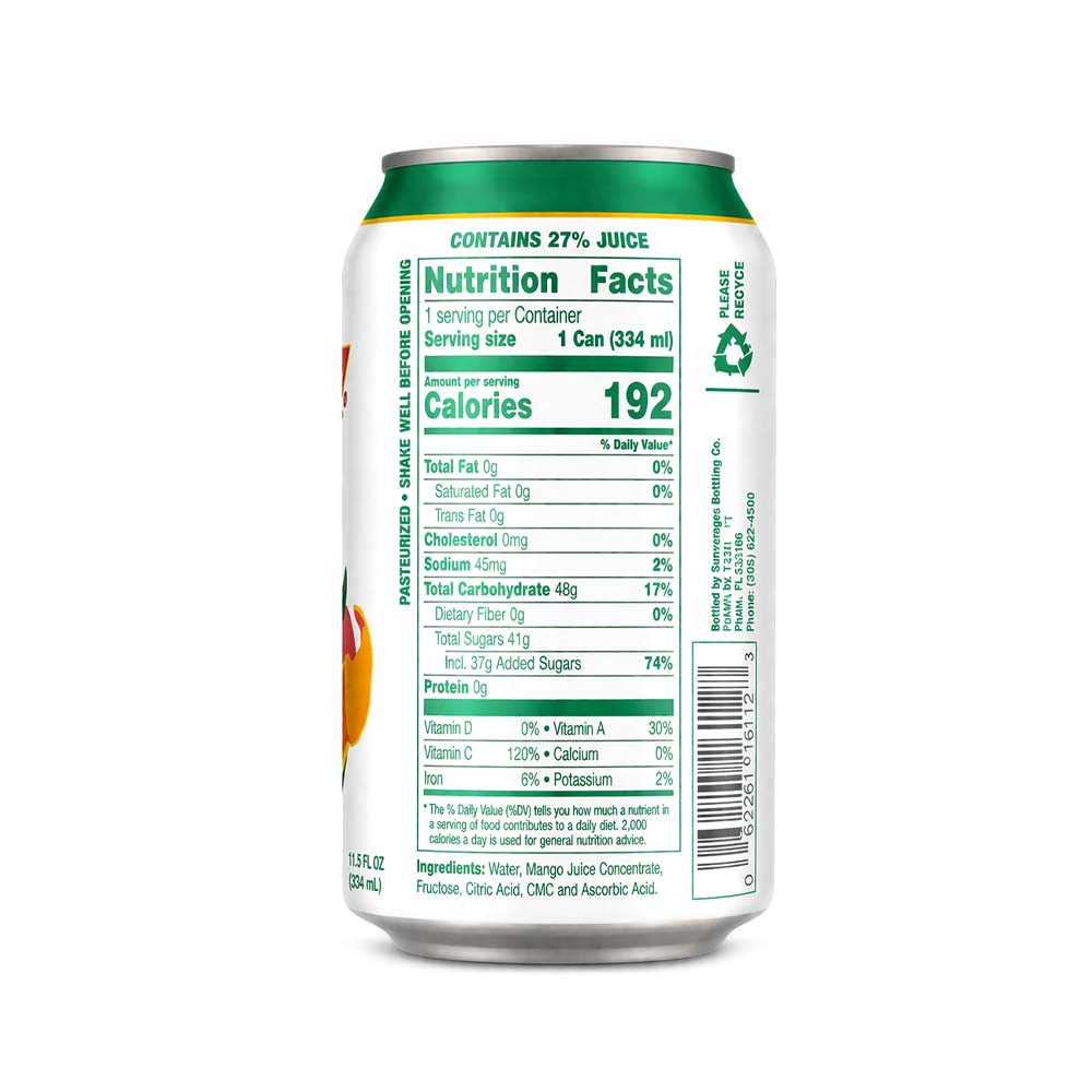 Pack de 12uds de Néctar de Mango Sunchy (12x334ml)