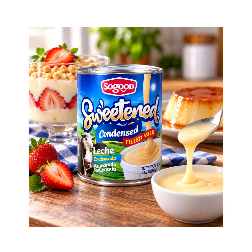 Pack de 6uds de Leche Condensada Sweetened Sogood (6x390g)