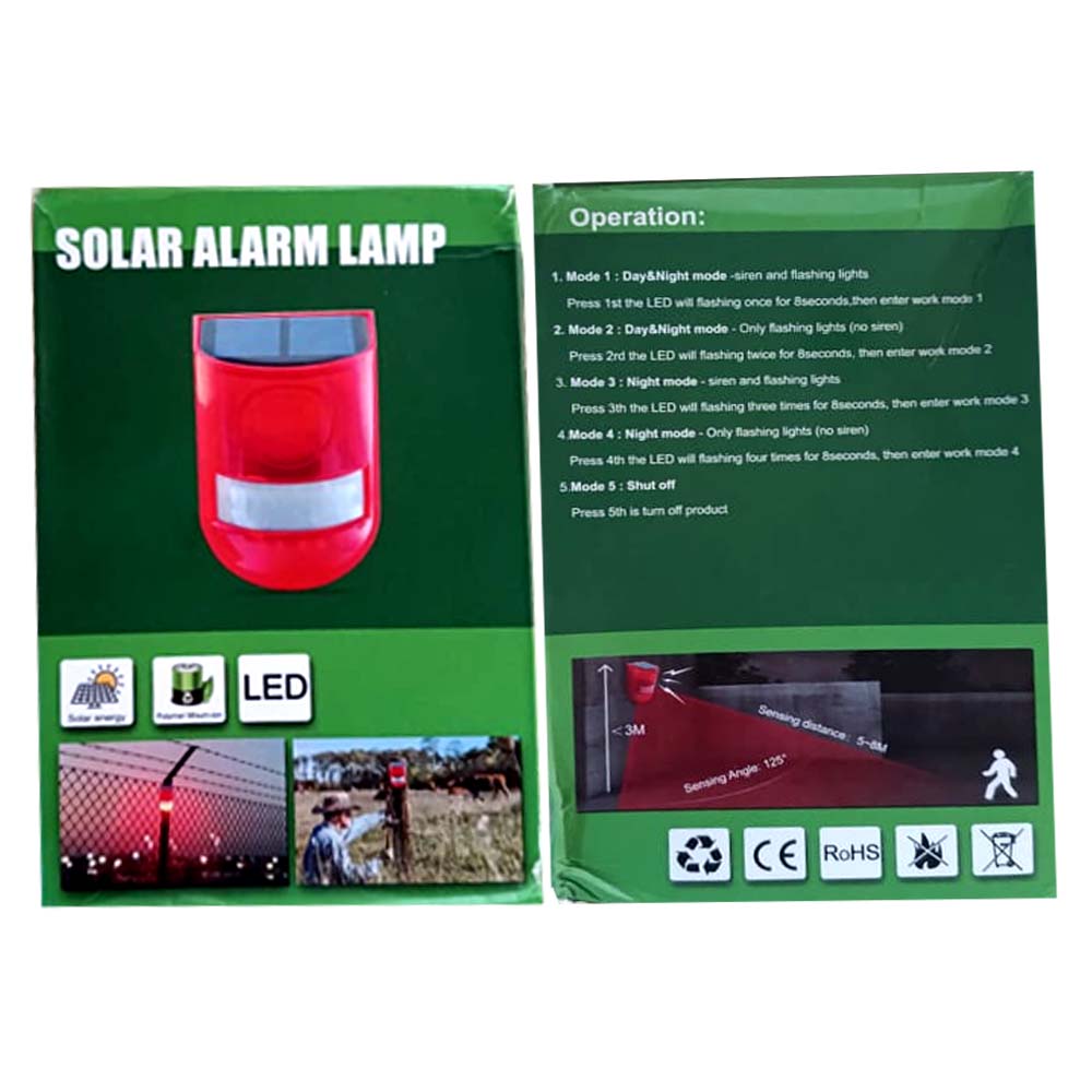 Alarmas Solares (129db)