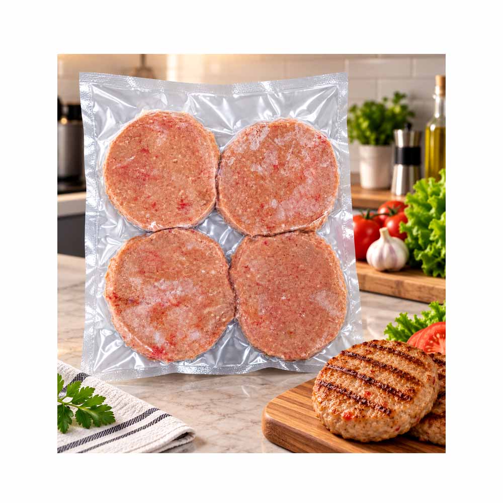 Hamburguesa de Carne de Res 4uds (400g)