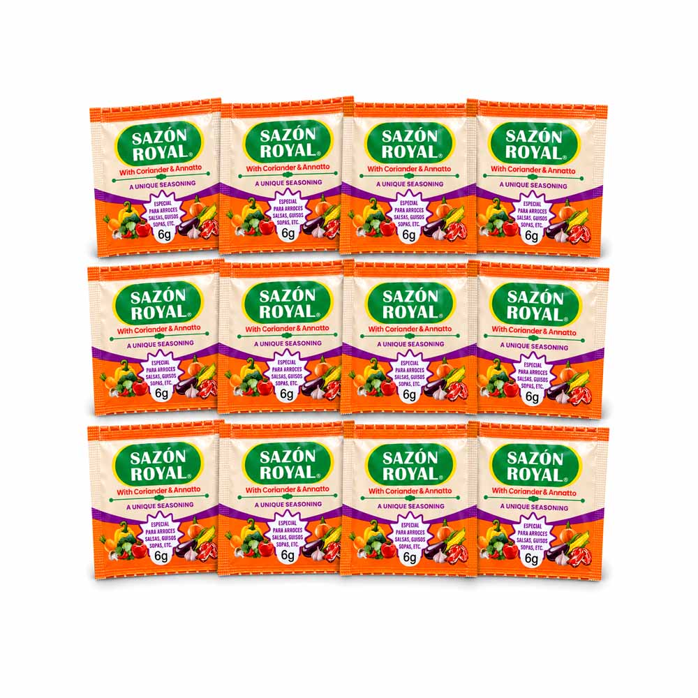Sazón Royal para Arroces, Salsas, Guisos (12udsx6g)