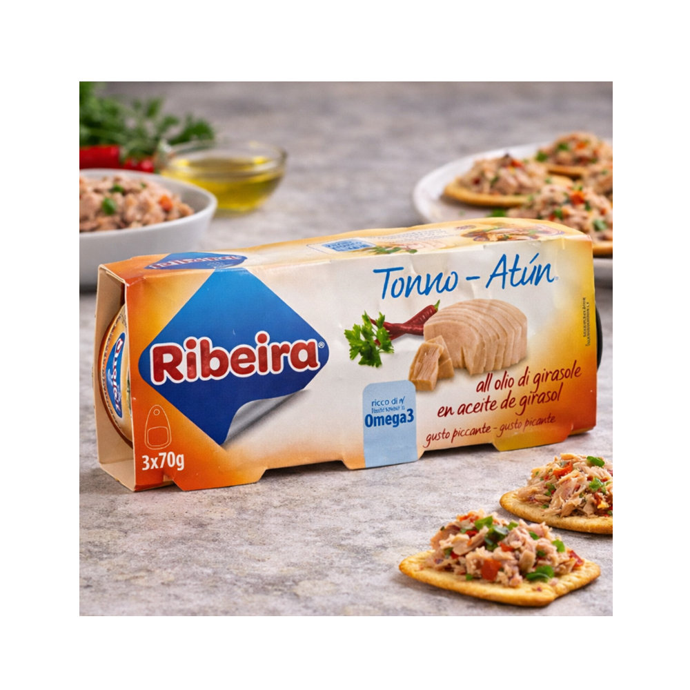 Atún en Aceite de Girasol (3x70g)