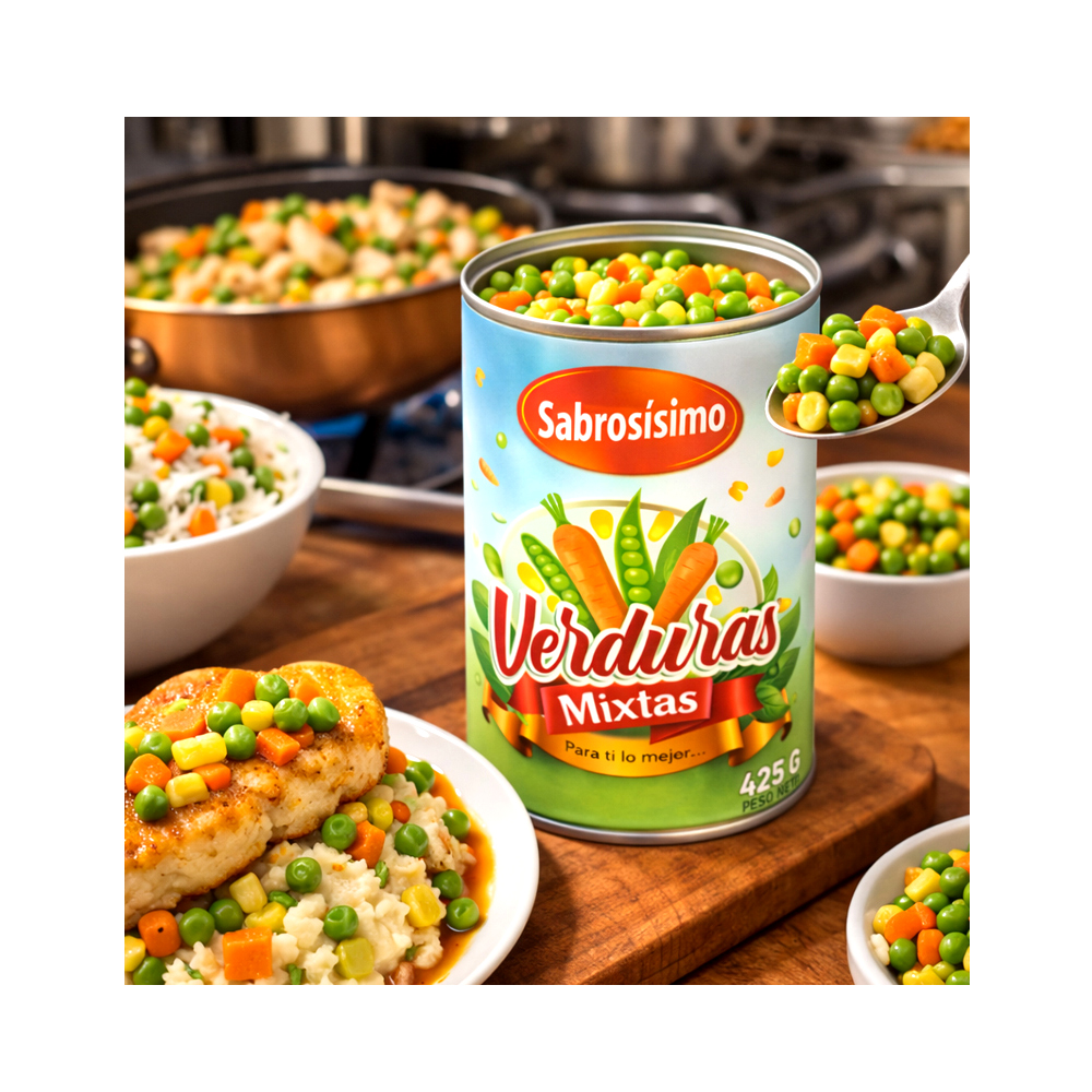 Verduras Mixtas Estilo Macedonia