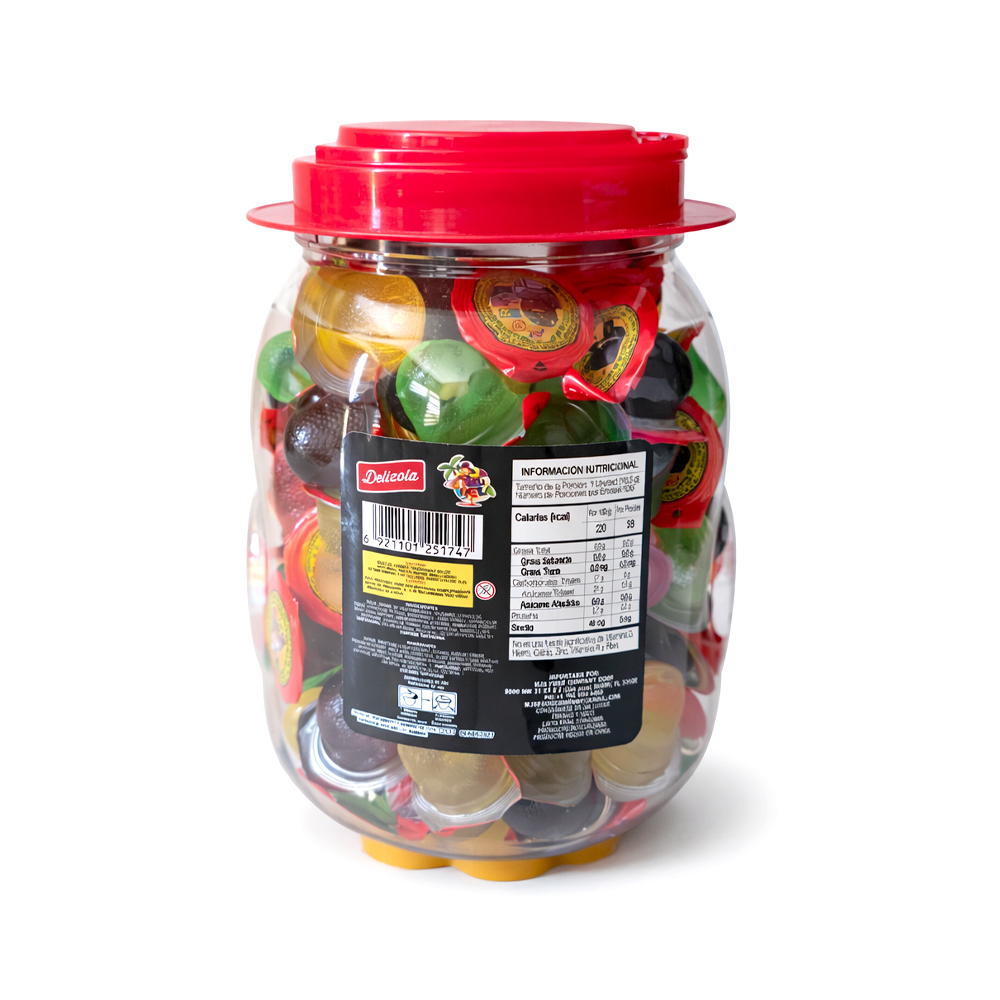 Pomo Gelatina Pingüino (100uds)