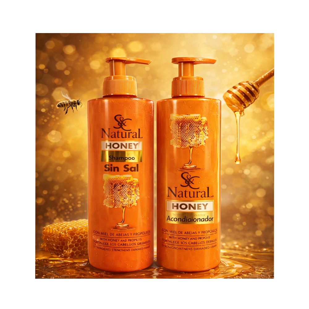 Shampoo & Acondicionador Natural Honey (400ml)