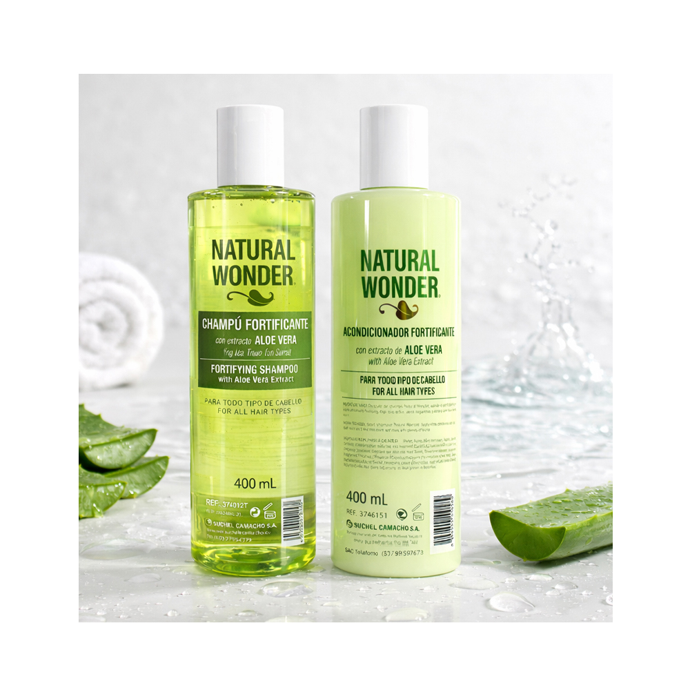 Shampoo & Acondicionador Natural Wonder (400ml)