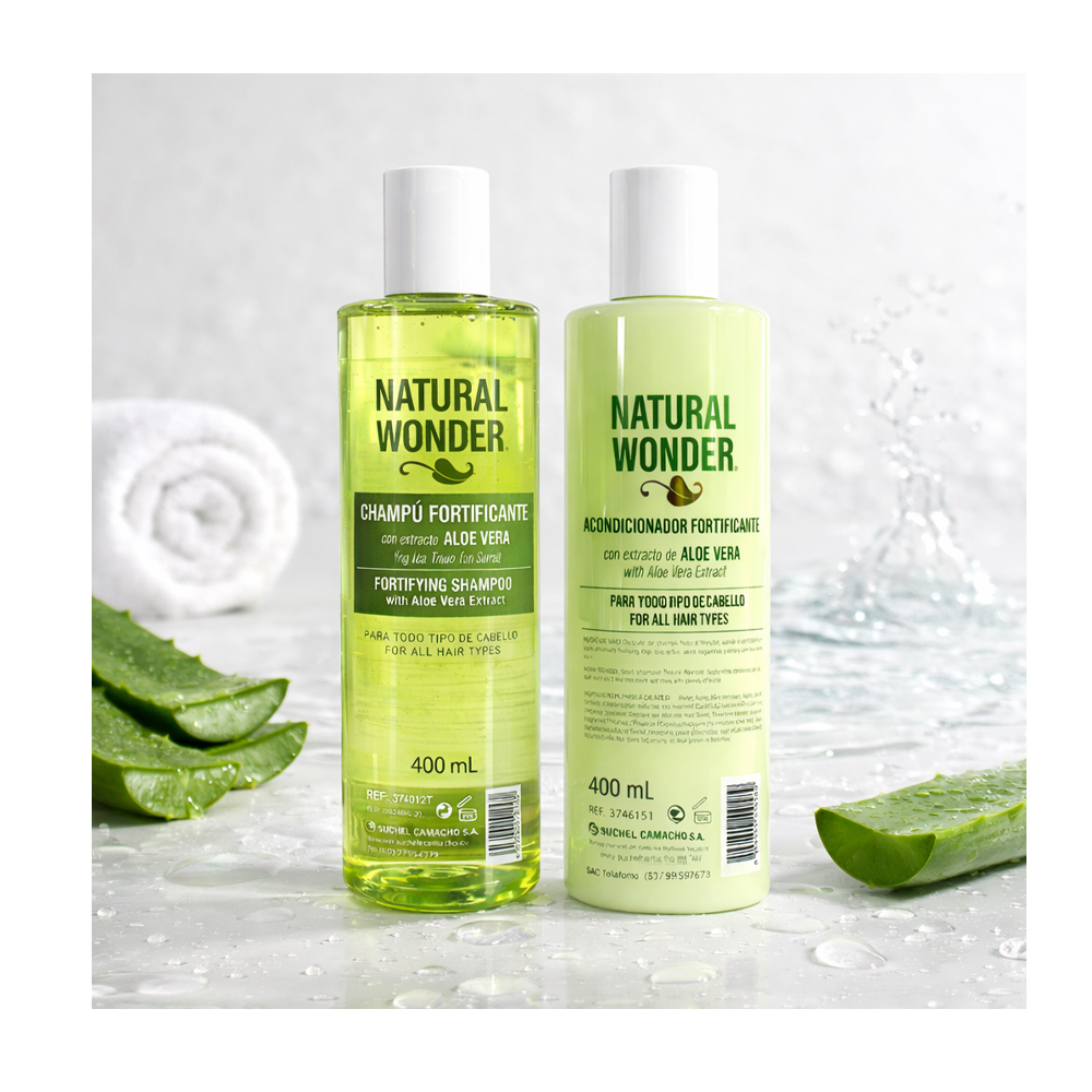 Shampoo & Acondicionador Natural Wonder (400ml)