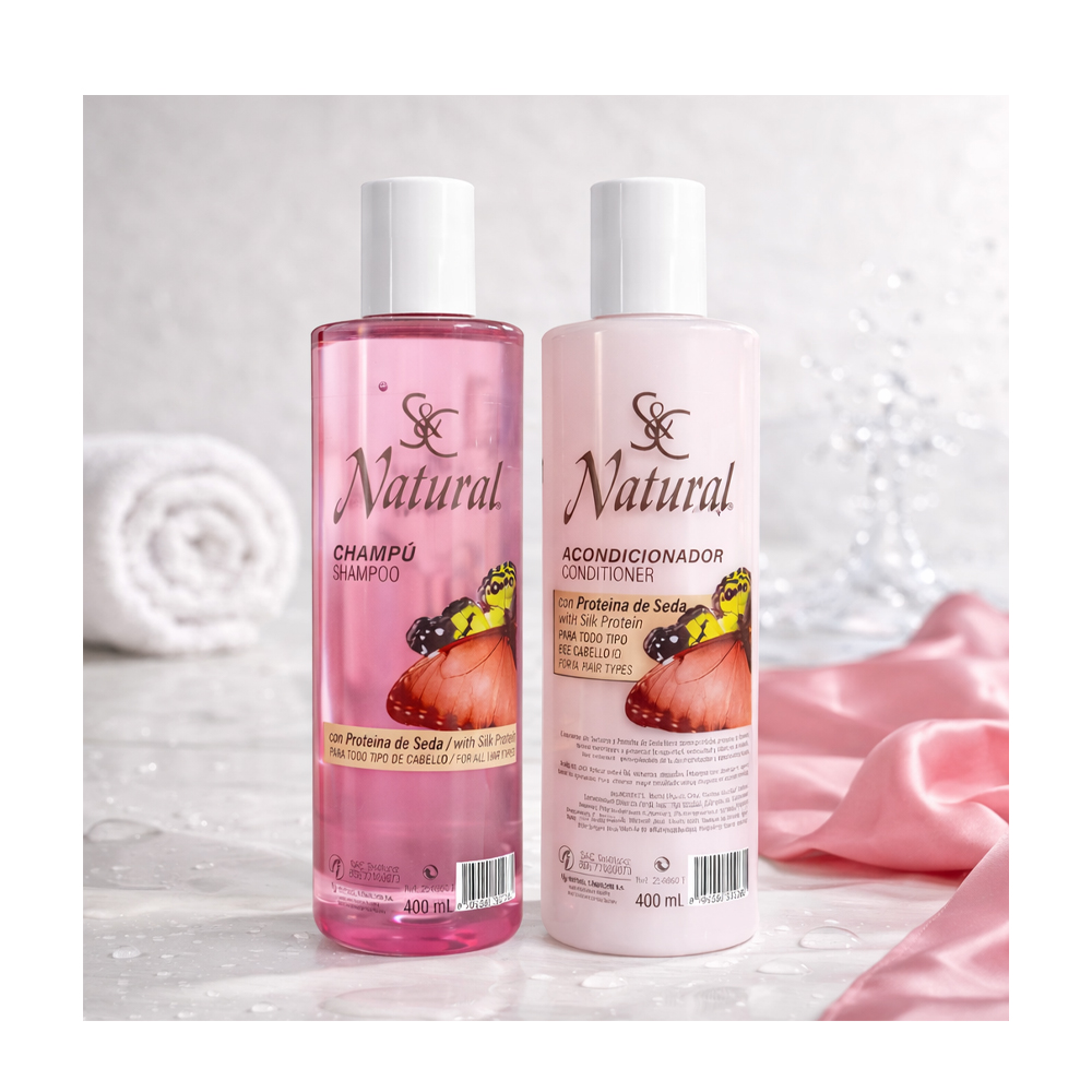 Shampoo & Acondicionador Seda (400ml)