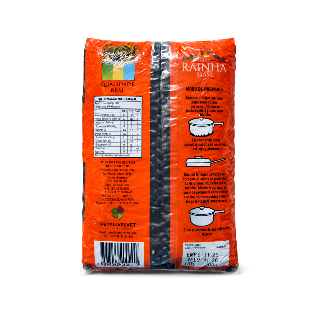 Frijol Negro Rainha (1kg)