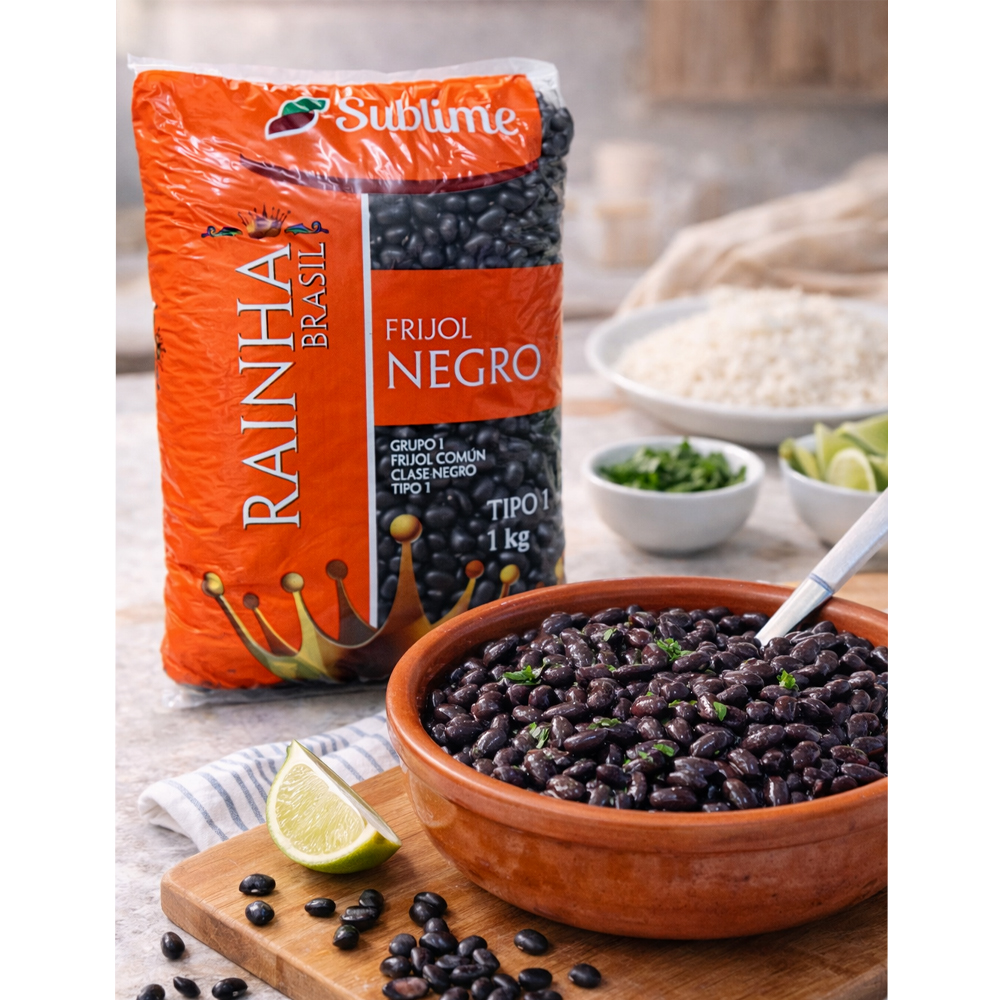 Frijol Negro Rainha (1kg)