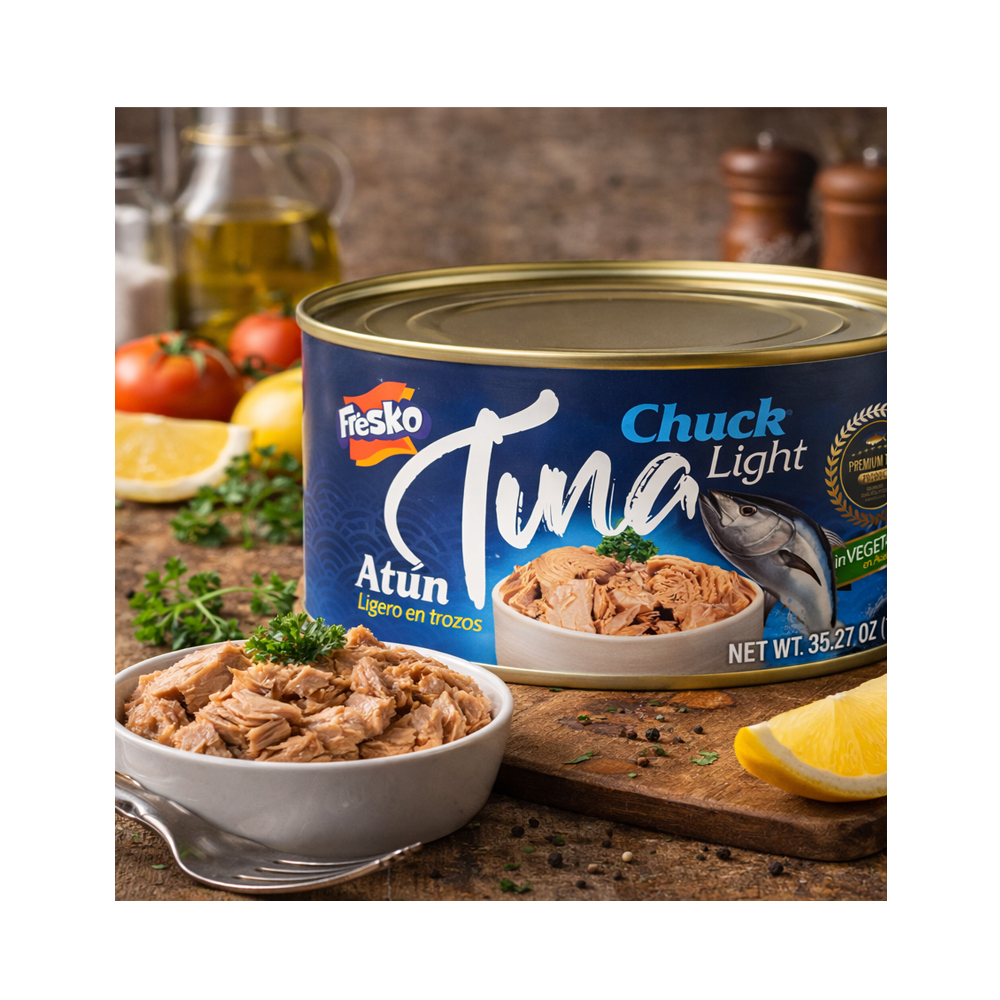 Atún en Aceite Vegetal Fresko (1kg)