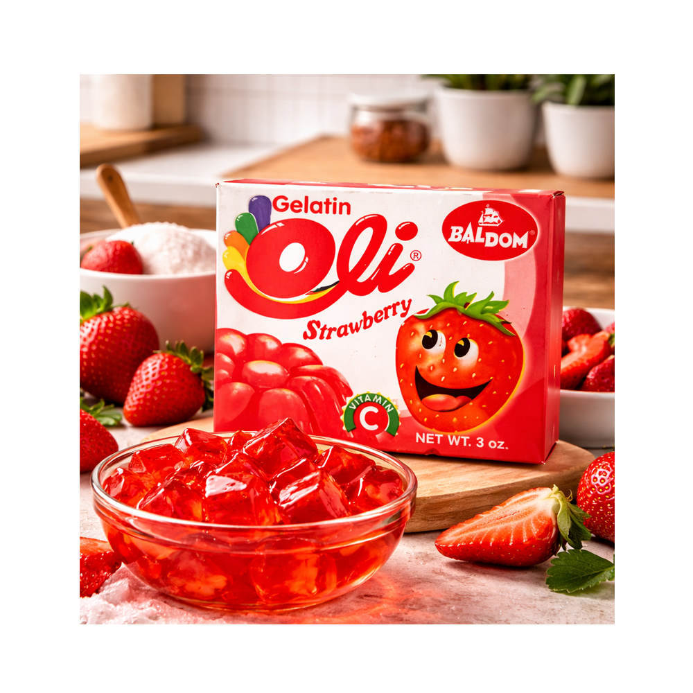Gelatina de Fresa Oli (85g)