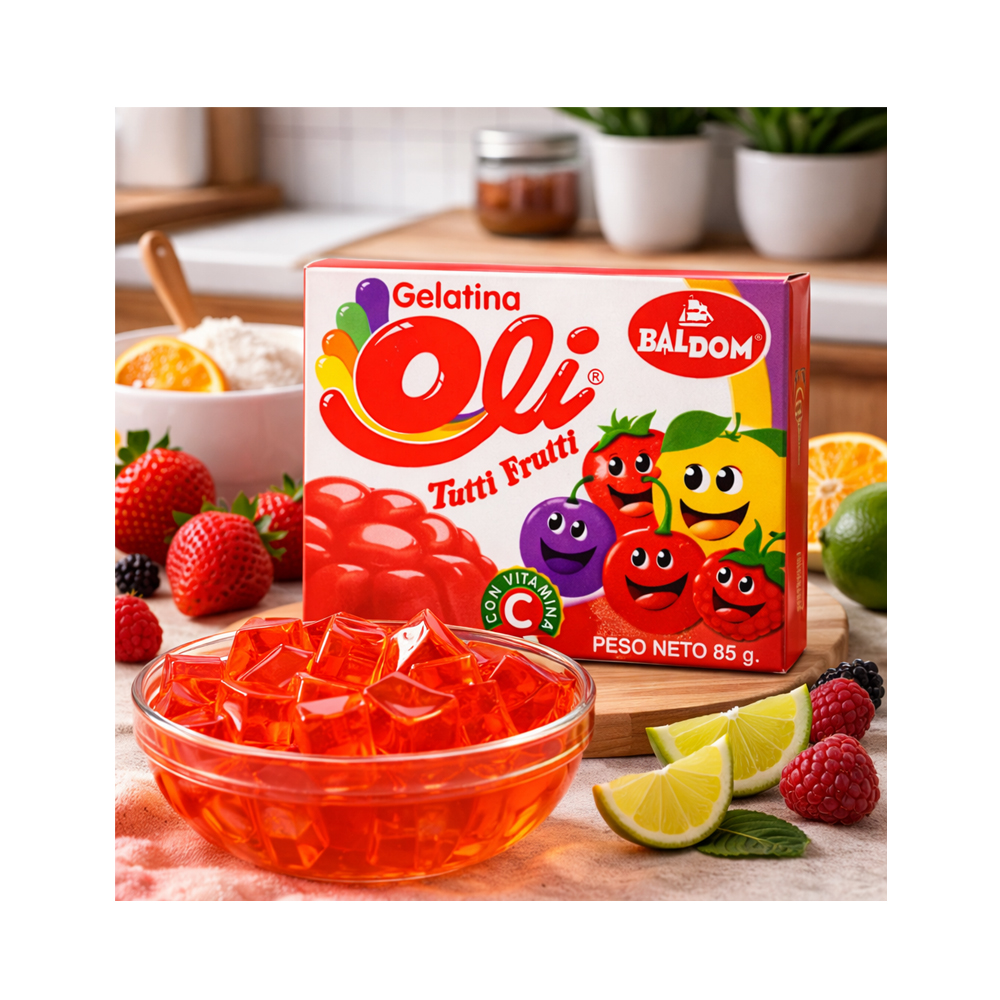 Gelatina Tutti Frutti Oli (85g)