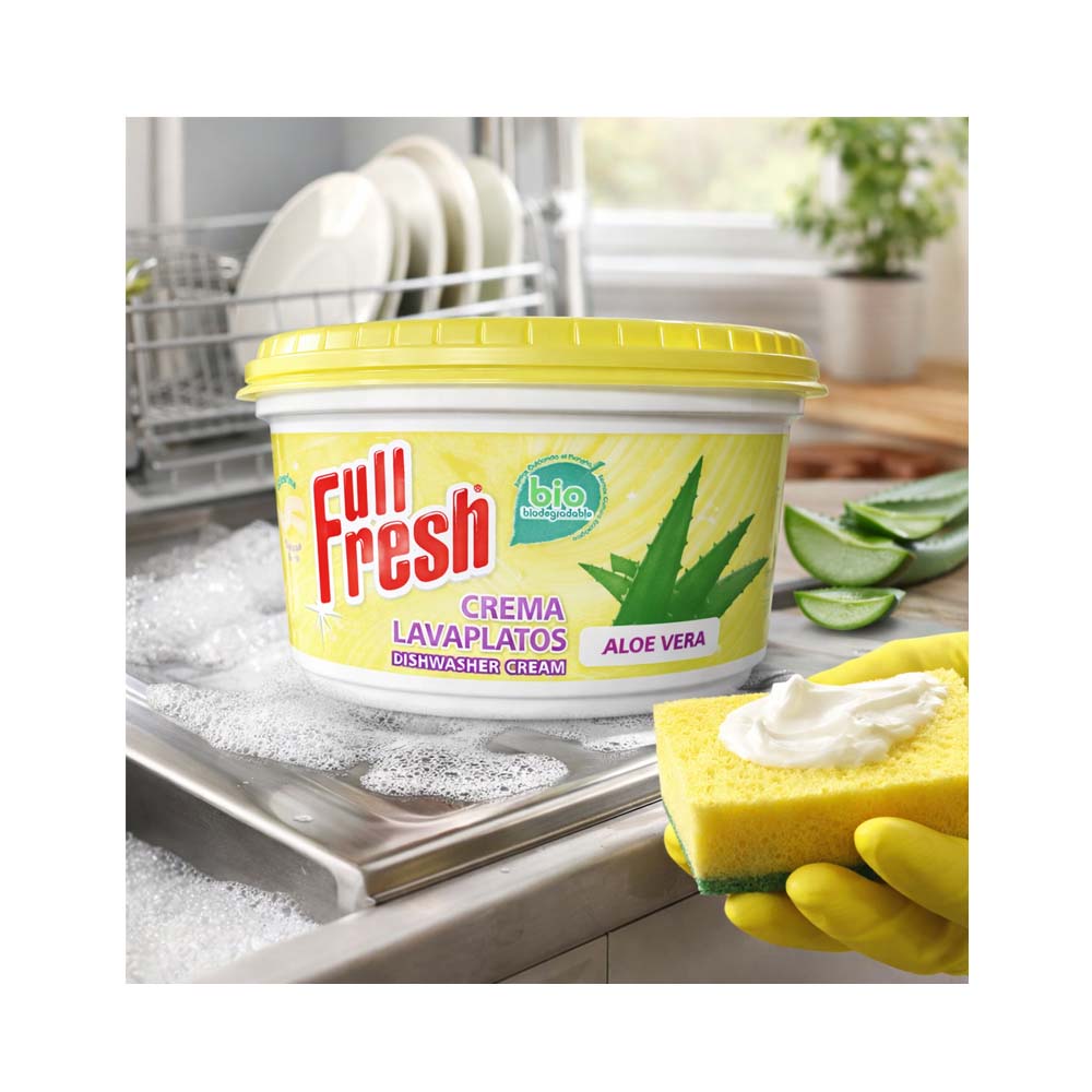 Crema Para Lava Platos Aloe Vera (500cc)