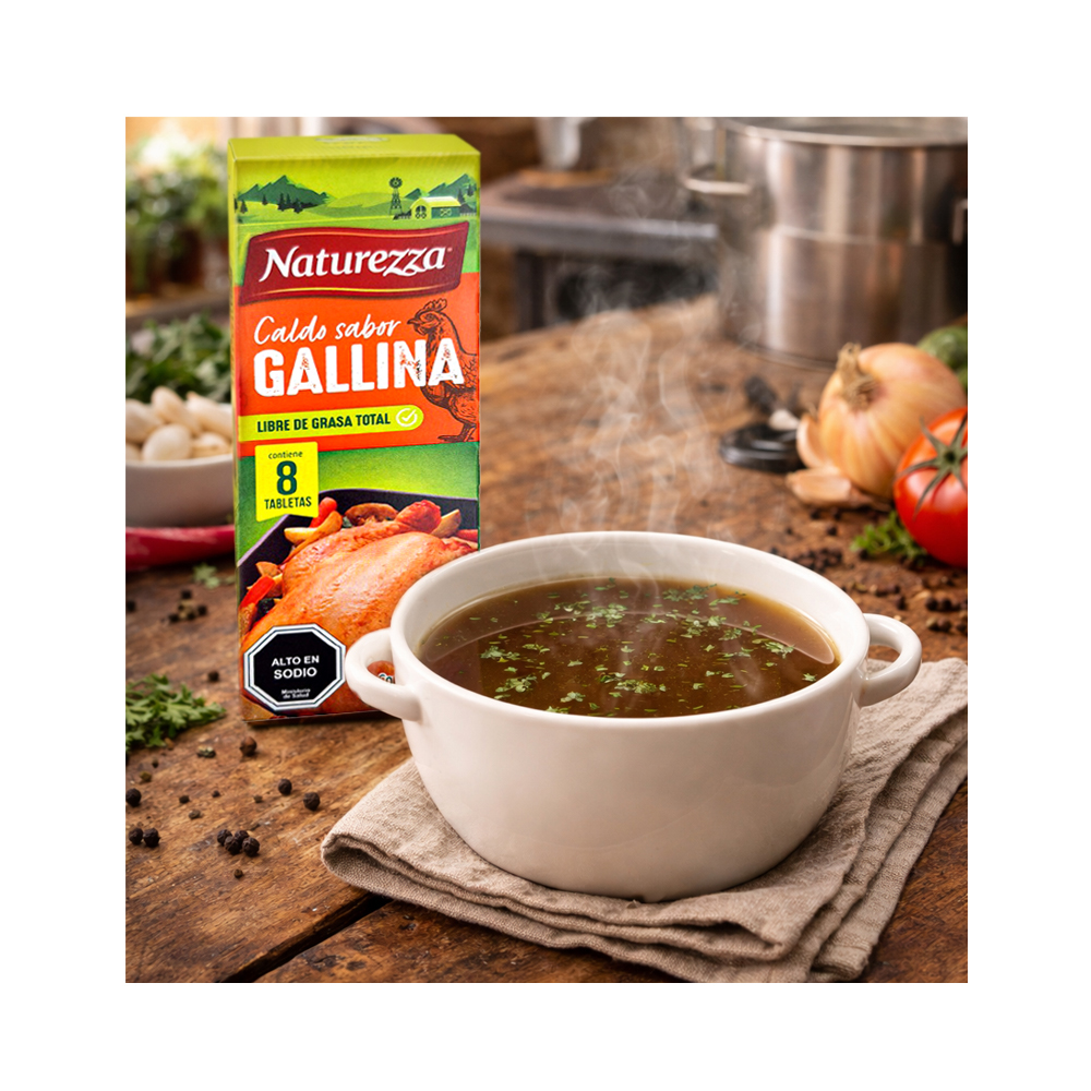 Caldo Naturezza Sabor Gallina (8X10g)