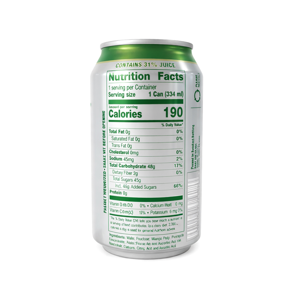 Pack 6uds Néctar de Mango & Piña Sunchy (6x334ml)