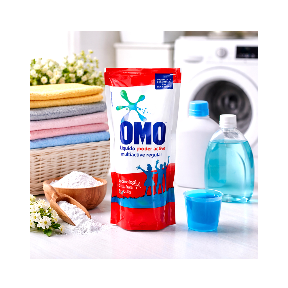 Detergente Líquido Multiactivo Regular Omo (450ml)