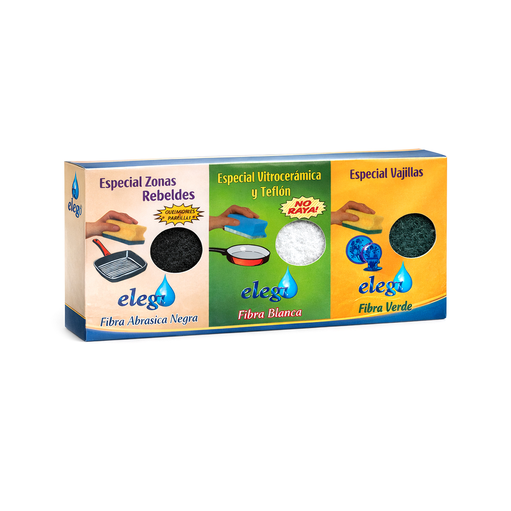 Pack Esponja Multiusos (3uds)