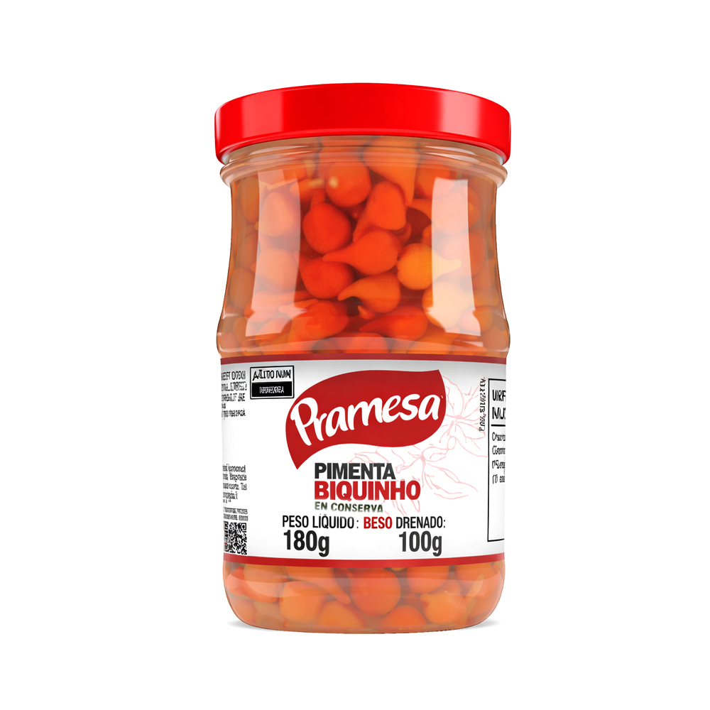 Pimienta Biquinho en Conserva Pramesa (100g )