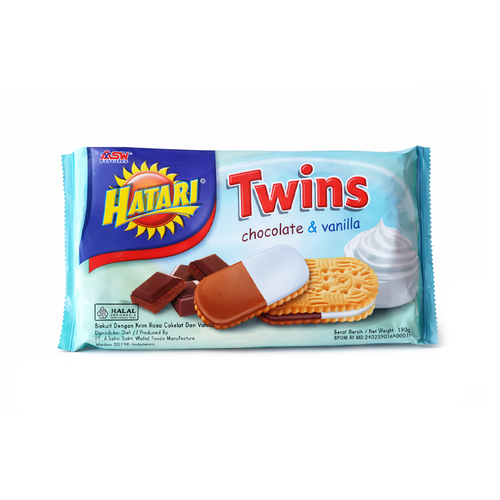 Galletas Rellenas de Crema de Chocolate Vainilla (190g)