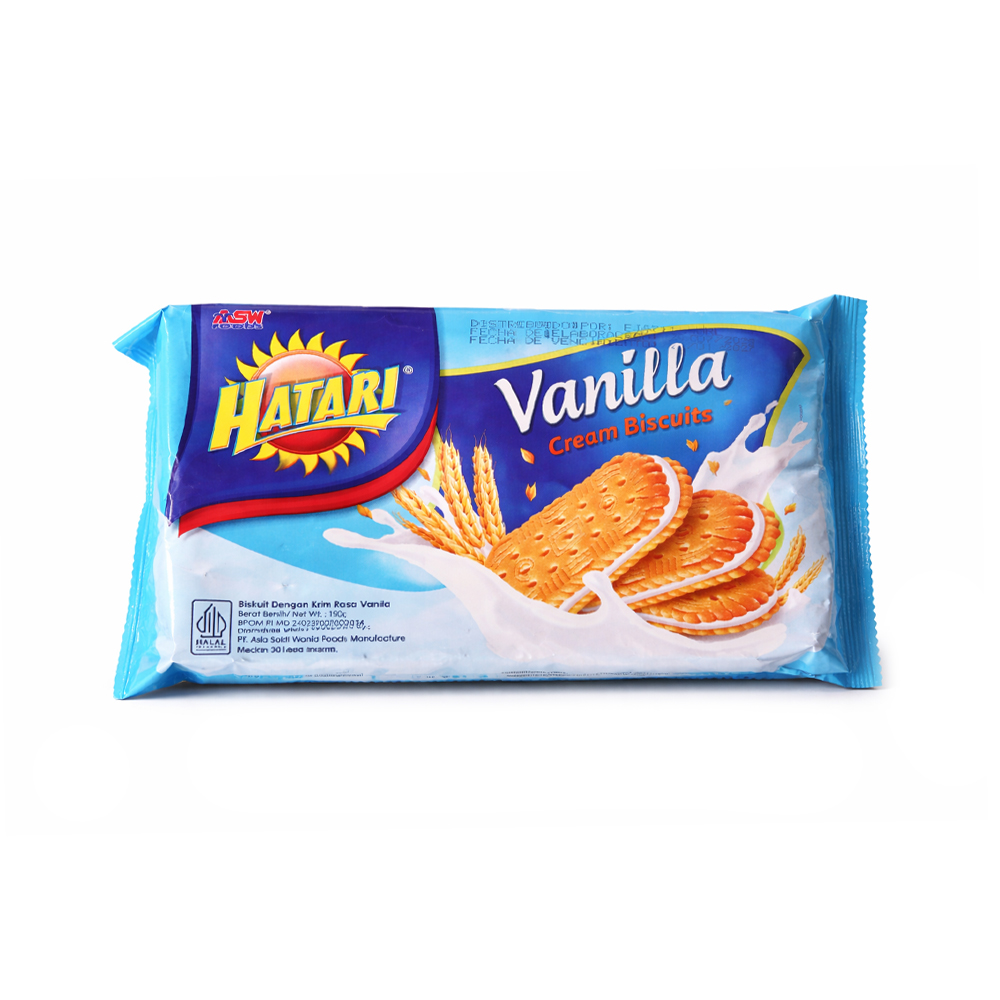 Galletas Rellenas de Crema de Vainilla (190g)