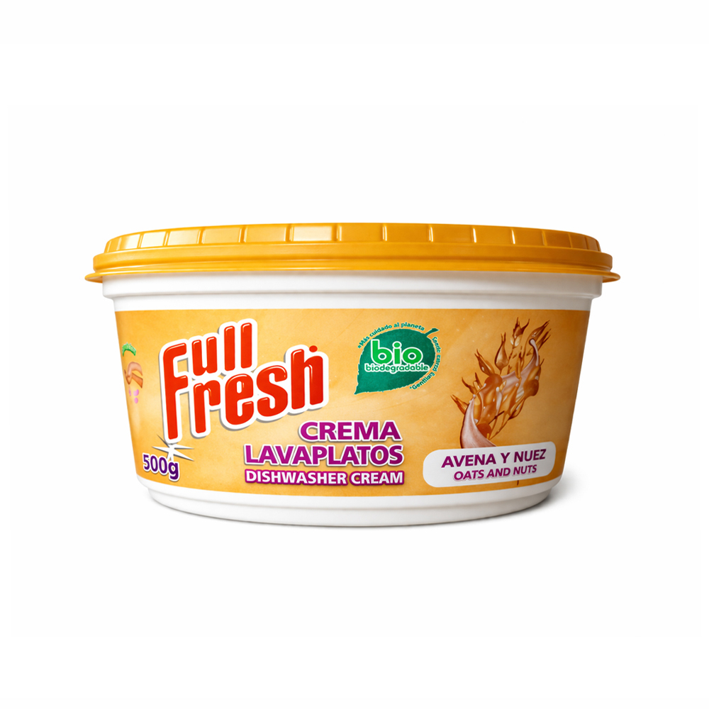 Crema Para Lava Platos Avena Nuez (500g)