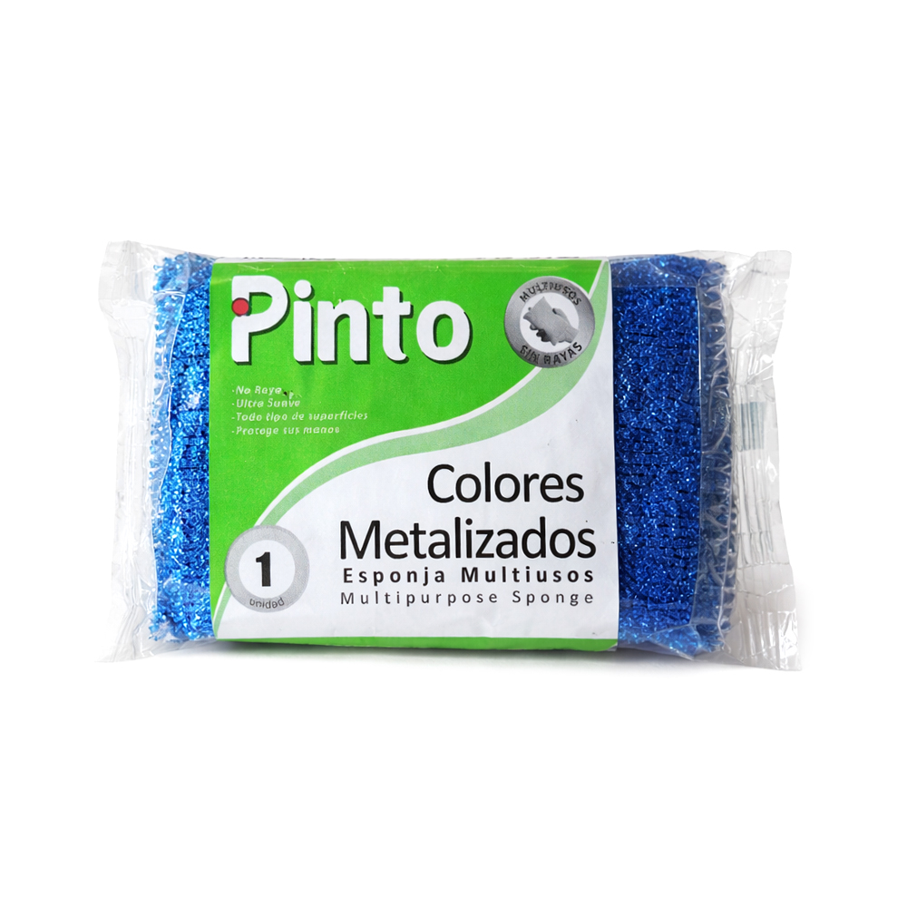 Esponja Multiusos Color Metalizado