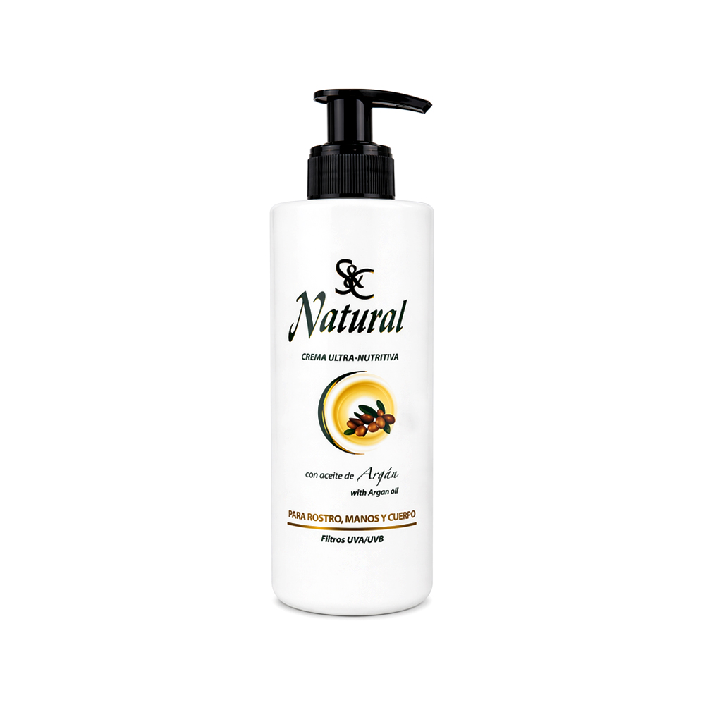 Crema Natural Ultra-Nutritiva con Aceite de Argán (390g)