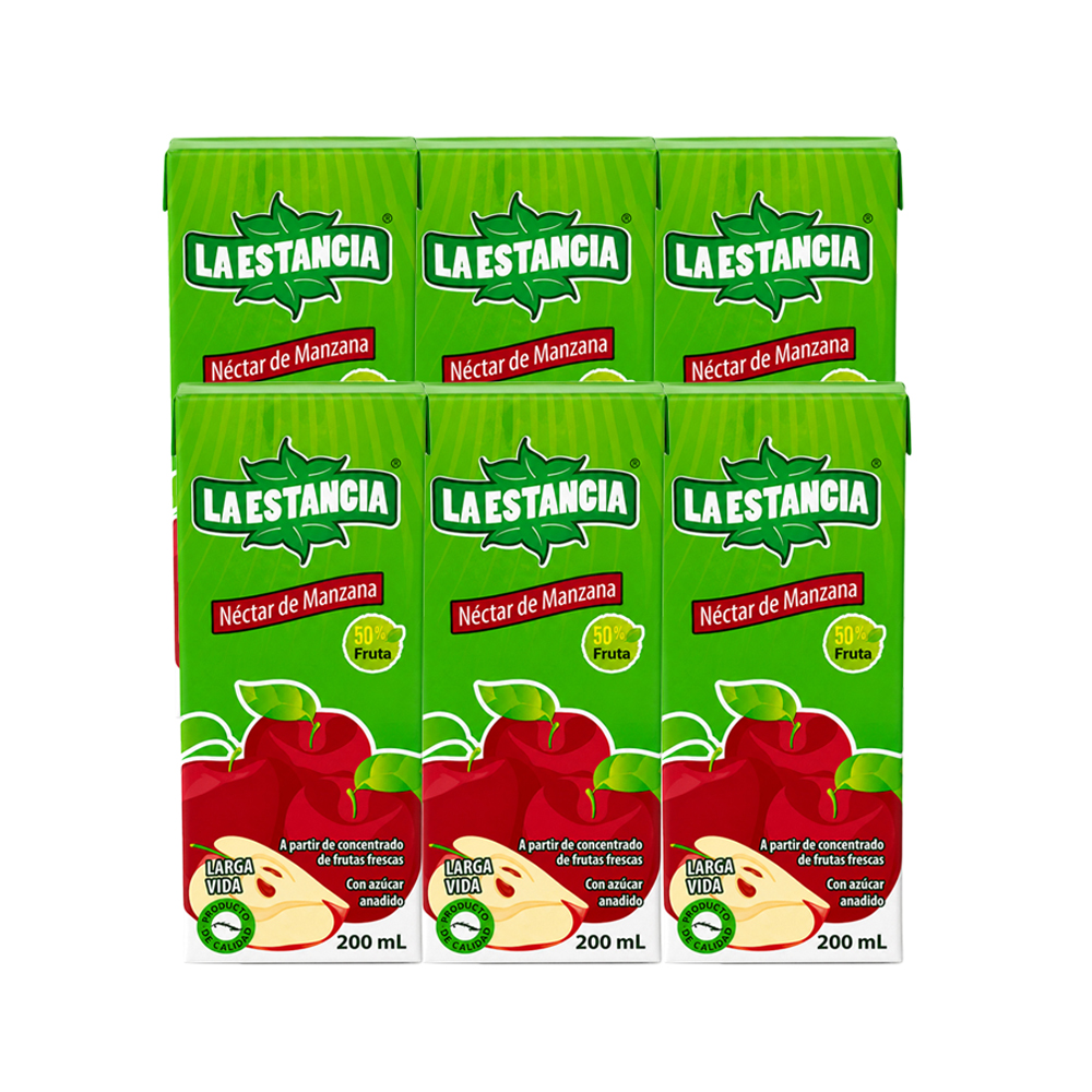 Pack 6uds Néctar de Manzana La Estancia (6x200ml)