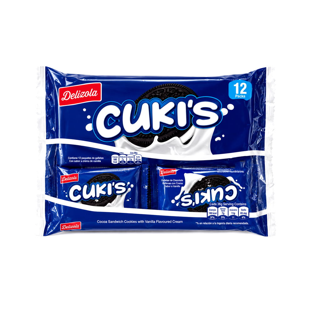 Paquete Galletas Cokies Vainilla (12x36g)