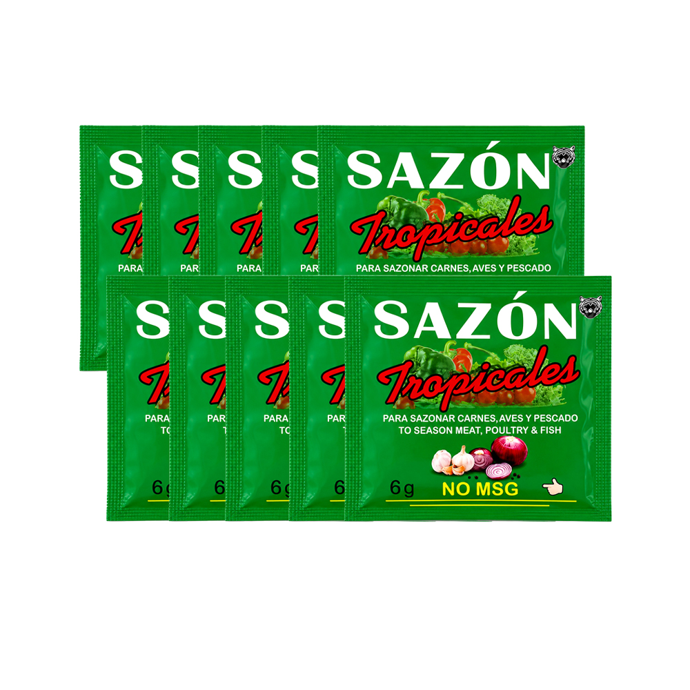 Pack 10 uds Sazón Tropical (10x6g)