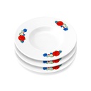 Juego Platos de Cristal (3uds)