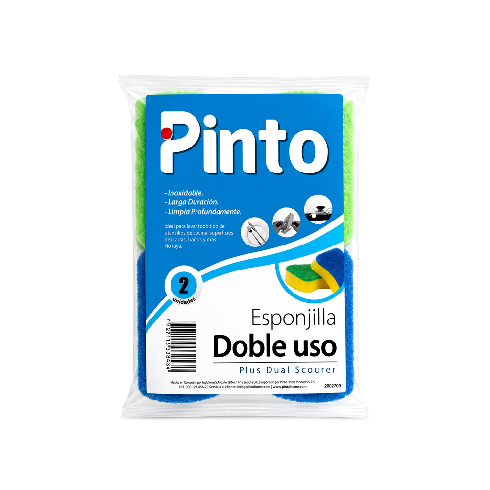 Set 2uds Esponja Pinto Doble uso de colores
