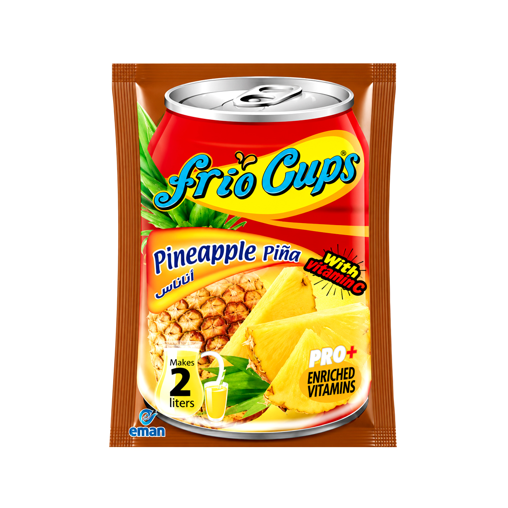 Refresco en polvo Frio Cups Sabor Piña (10g)