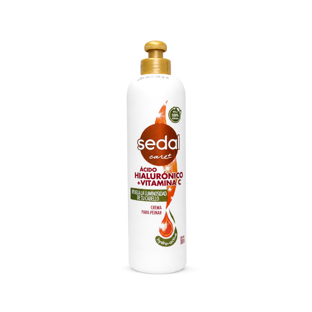 Crema para Peinar Sedal con Ácido Hialurónico y Vitamina C (300ml)