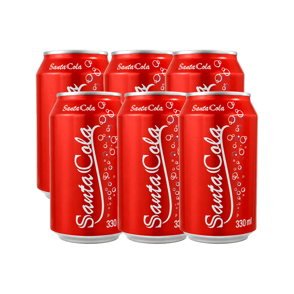 Pack 6uds de Refresco Santa Cola (6x330ml)
