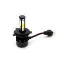 Bombillo Led H4 de 4 Caras para Motorinas