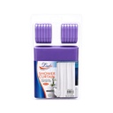Cortinas de Baño Plásticas Impermeables Color Morada (180cmx180cm)
