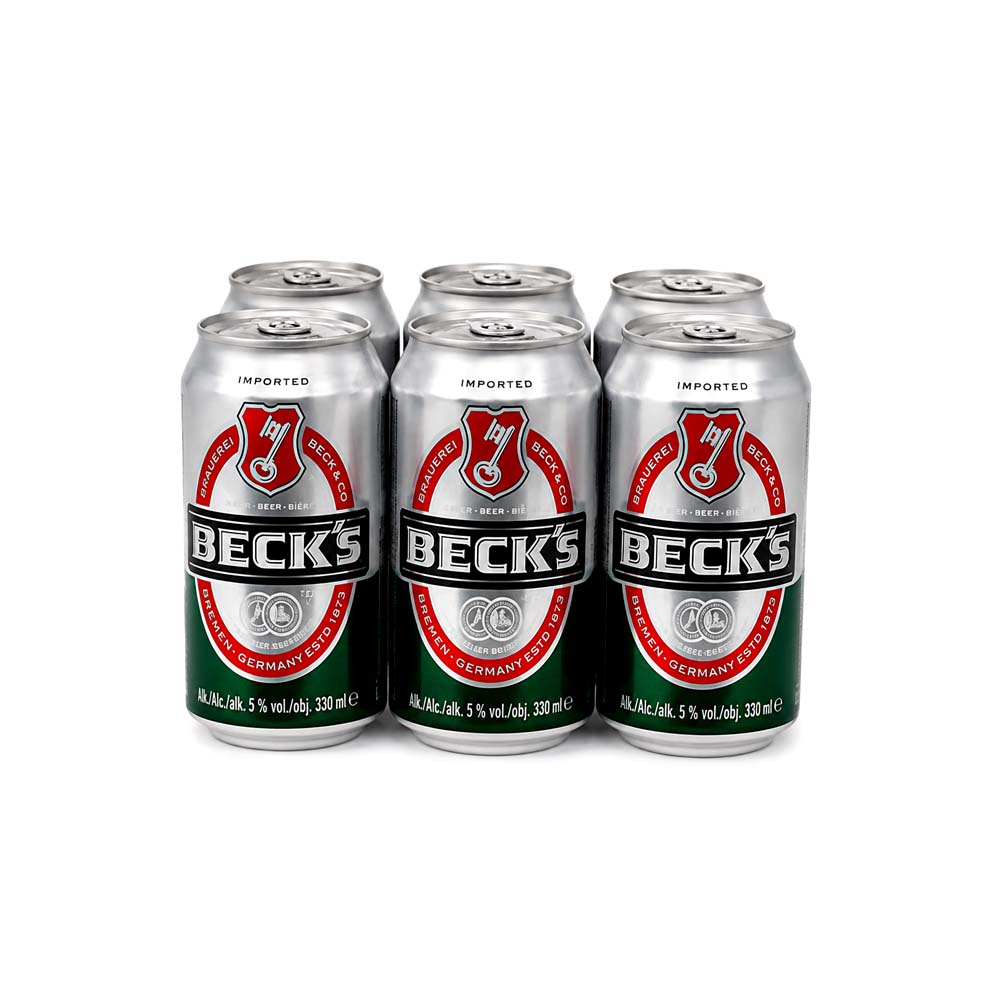 Pack de 6uds Cerveza Importada BECK´S (6x300ml)