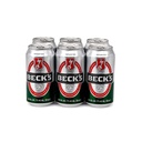 Pack de 6uds Cerveza Importada BECK´S (6x300ml)