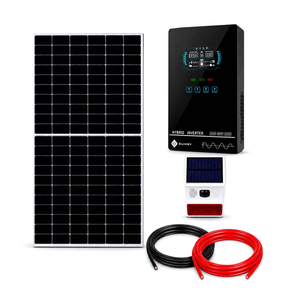 Combo Integral de Energía Solar con Antirrobo