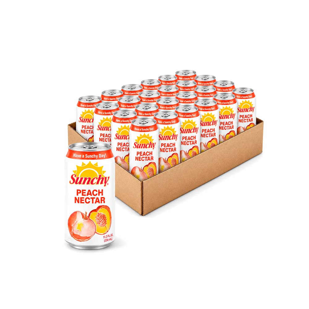 Caja de Néctar Sabor Melocotón Sunchy (24x334ml)
