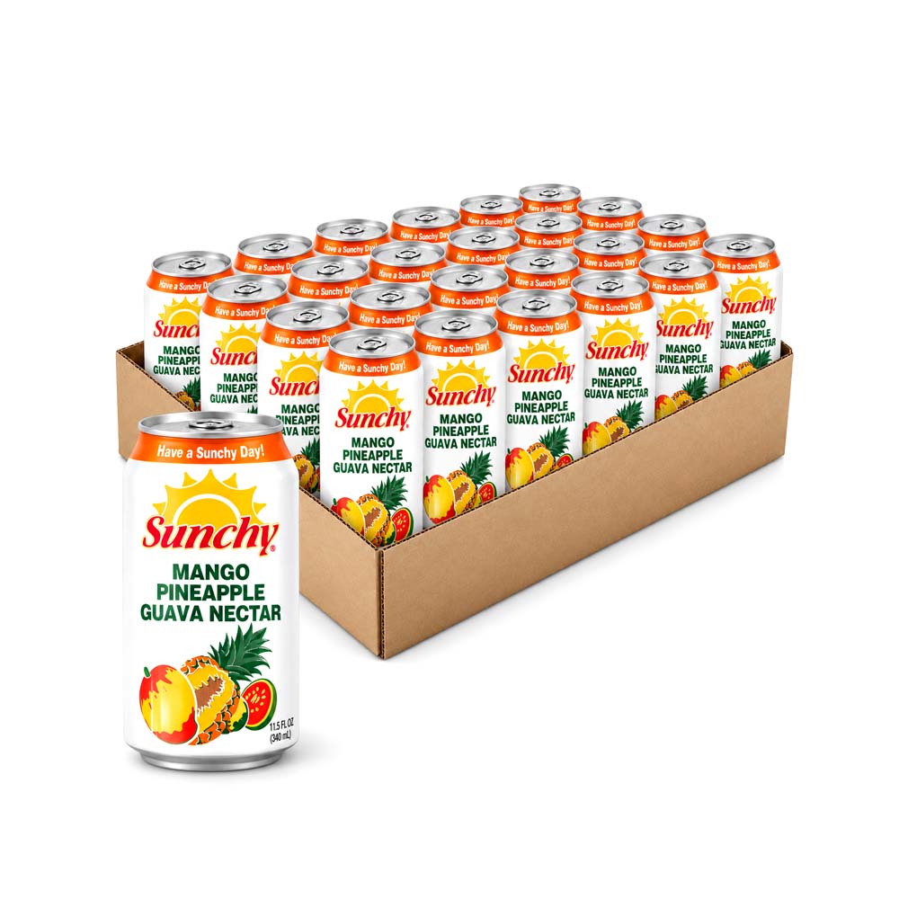Caja de Néctar de Mango & Piña & Guayaba Sunchy (24x334ml)