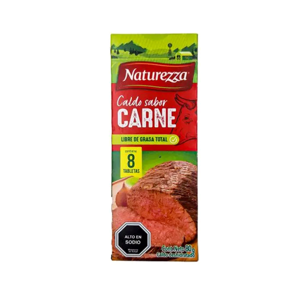 Caldo Naturezza sabor Carne (8X10g)