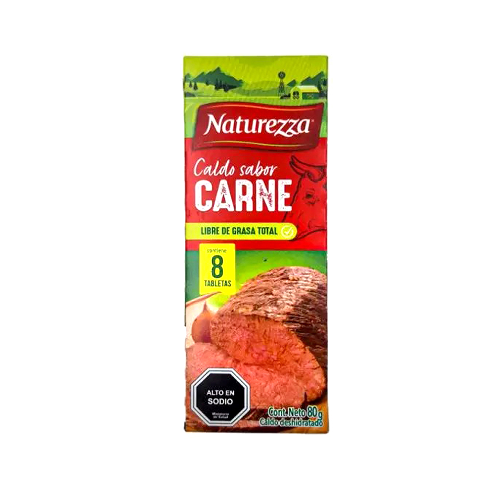 Caldo Naturezza sabor Carne (8X10g)