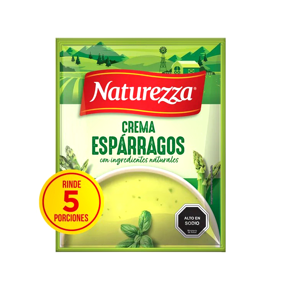 Crema sabor espárragos Naturezza (60g)