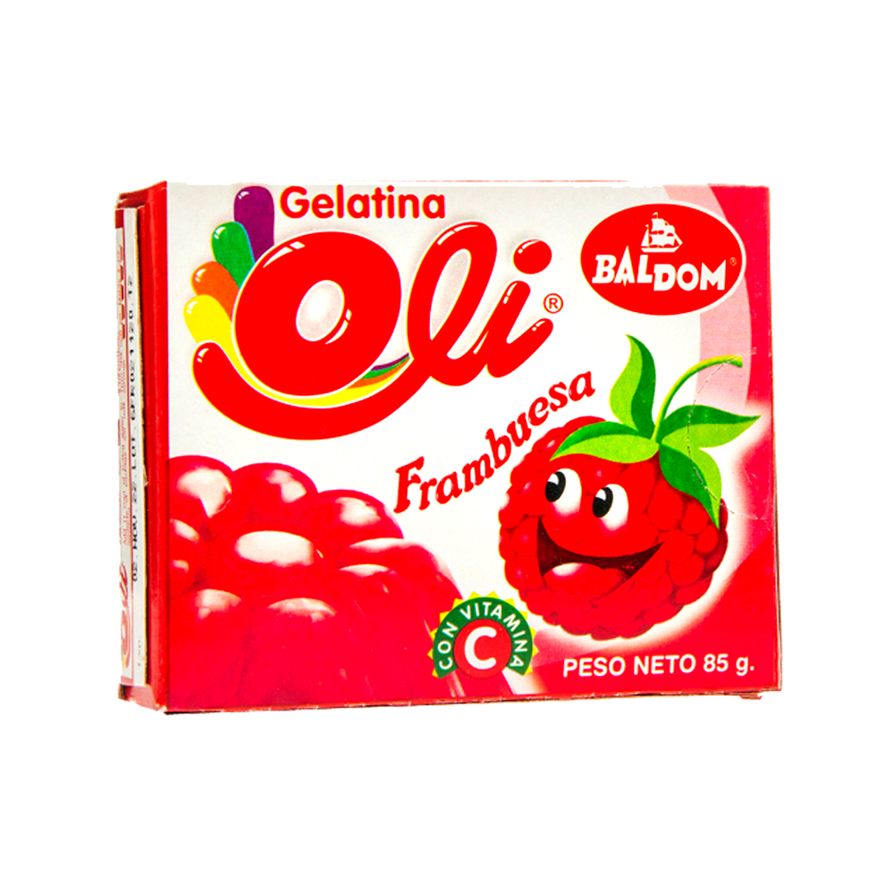 Gelatina de Frambuesa Oli (85g)