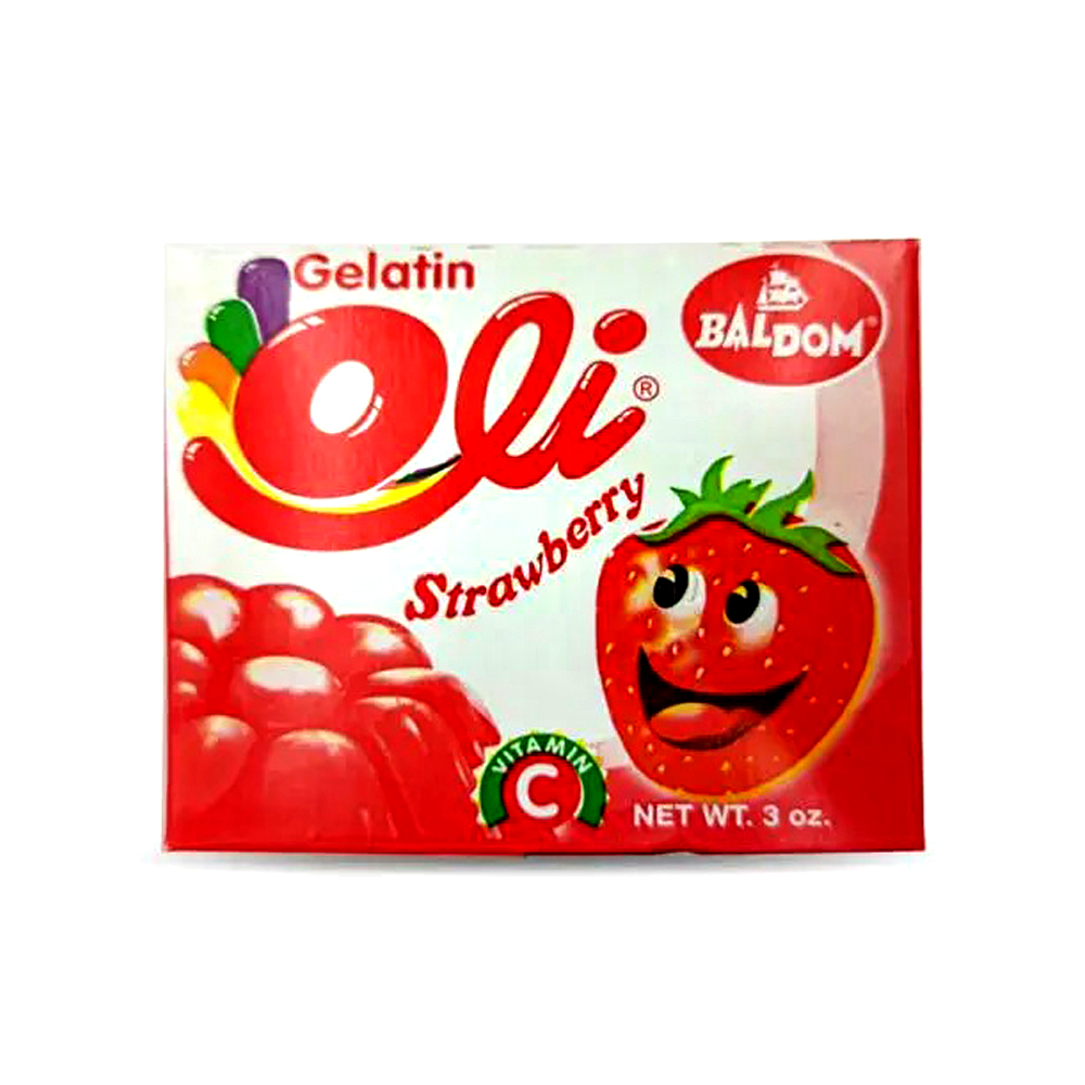 Gelatina sabor FRESA Oli (85 g / 3 oz)