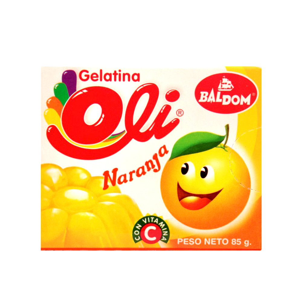 Gelatina sabor naranja Oli (85 g / 3 oz)